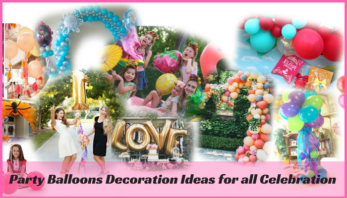 party balloon decoration ideas