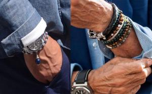 Men’s Bracelets with a Wristwatch